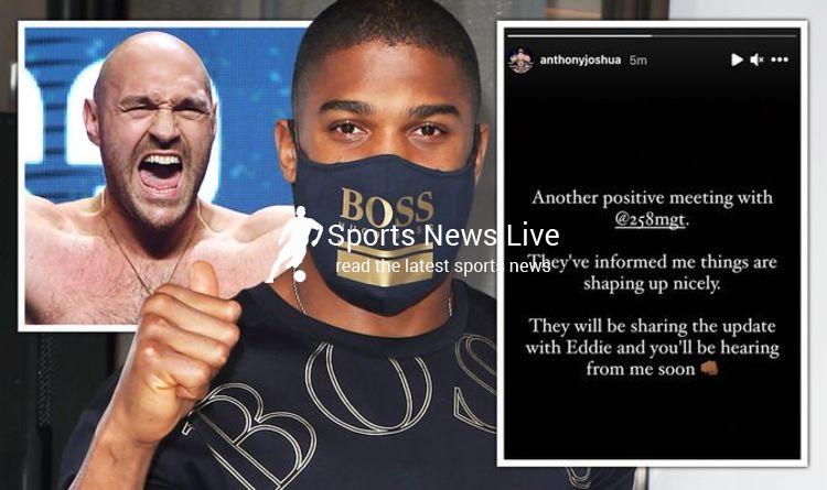 Anthony Joshua teases Tyson Fury fight announcement ‘soon’ with cryptic Instagram message | Boxing | Sport