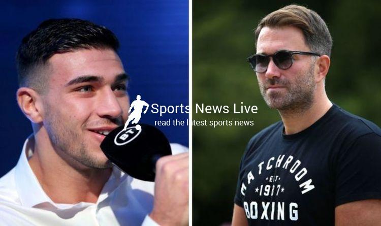 Anthony Joshua vs Tyson Fury: Tommy Fury sends dig as Hearn teases announcement | Boxing | Sport