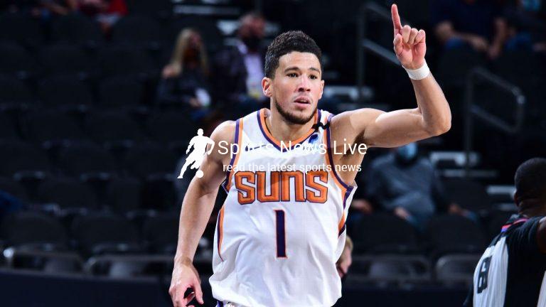 Phoenix Suns’ Devin Booker replaces injured Los Angeles Laker Anthony Davis in NBA All-Star Game