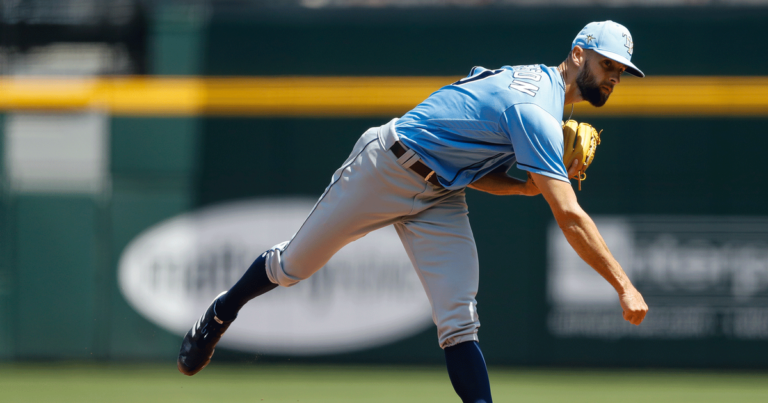 AP source: Rays reliever Nick Anderson sidelined with partially torn ligament in his pitching elbow