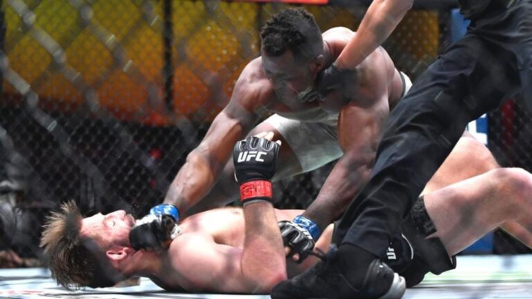 UFC 260: Francis Ngannou delivers ‘nasty’ KO to take Stipe Miocic’s heavyweight belt