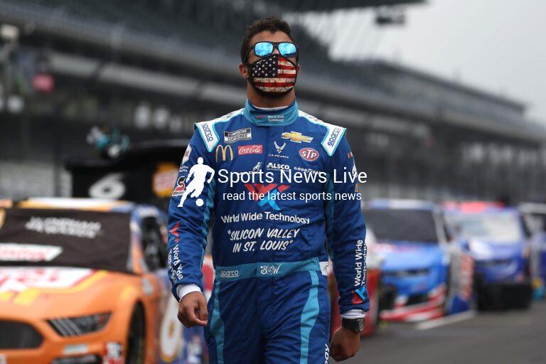 Bubba Wallace out of All-Star Race after Michael McDowell hits him