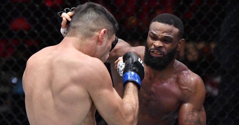 Tyron Woodley coach Din Thomas: Only real game plan at UFC 260 was, ‘don’t back up to the fence’