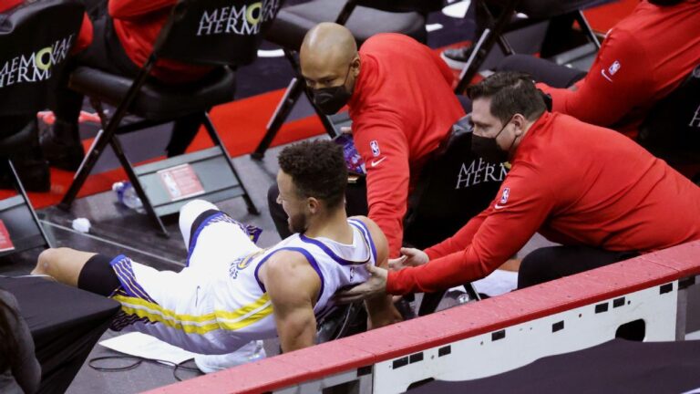 Golden State Warriors star Stephen Curry ‘still sore’ from tailbone bruise, out vs. Philadelphia 76ers