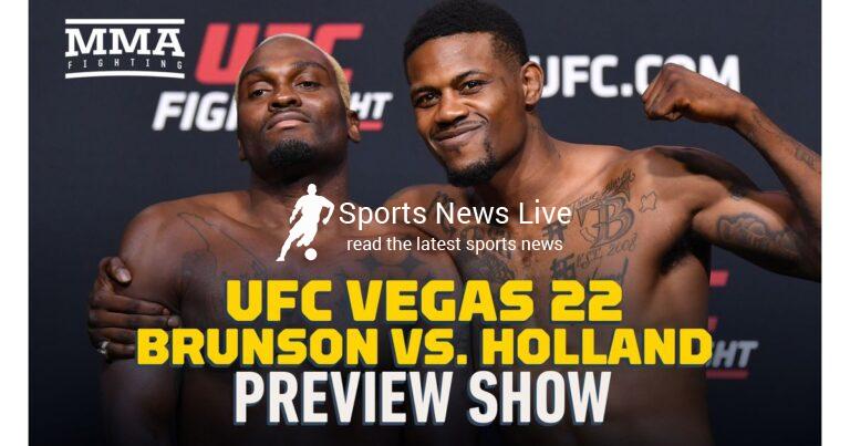 Video: UFC Vegas 22 preview show