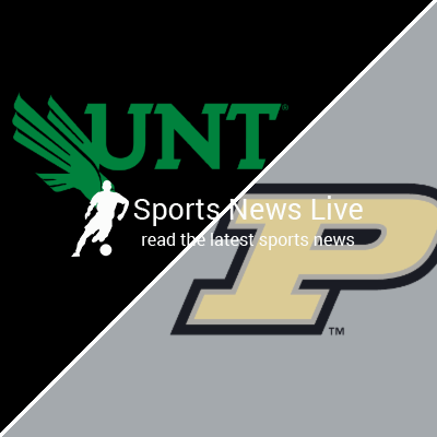 Follow live: 4-seed Purdue having trouble with 13-seed North Texas