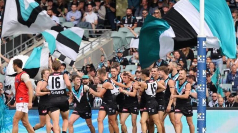 Port Adelaide trounce Essendon in AFL