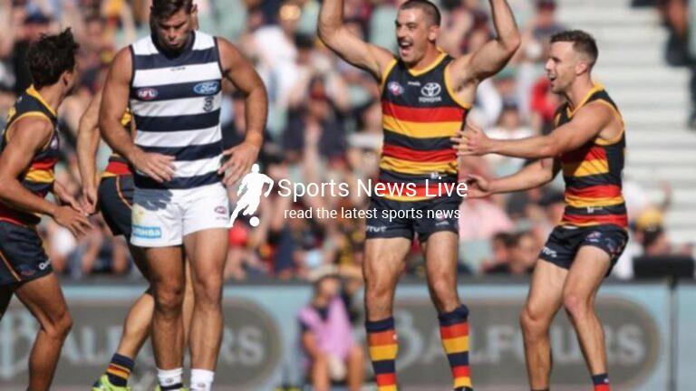 Adelaide Crows stun Geelong with 12 point win in AFL season opener