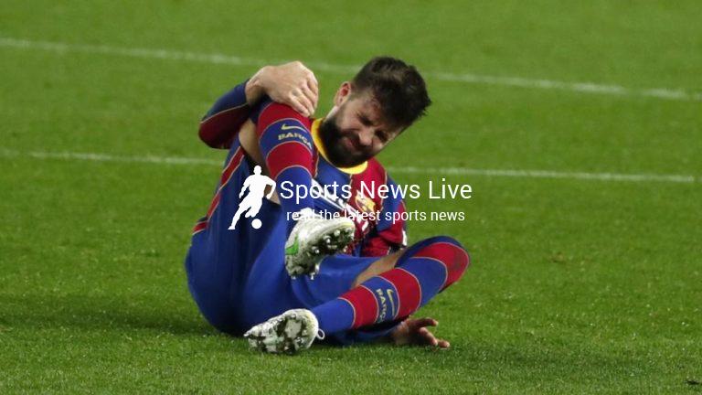 Barcelona skipper Pique out with injury