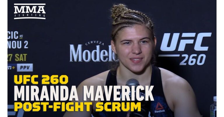 Video: Miranda Maverick calls out Antonina Shevchenko, rules out move to bantamweight