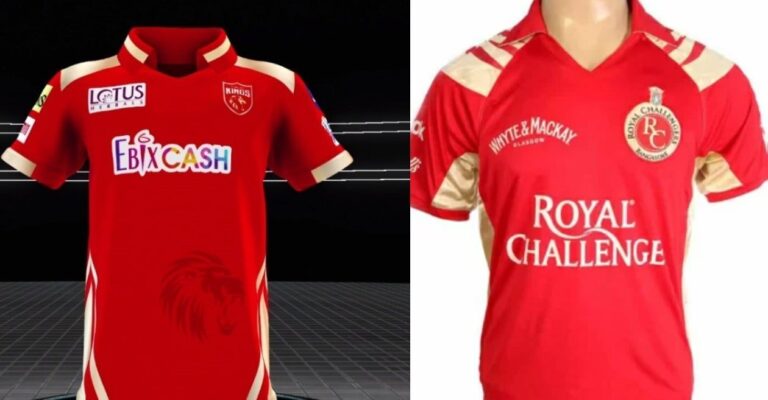 Netizens brutally troll Punjab Kings for copying RCB’s old jersey