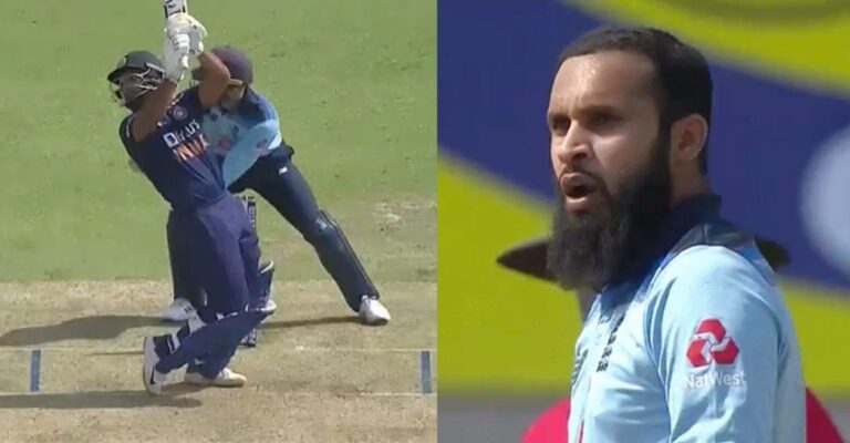 WATCH – Rishabh Pant leaves Adil Rashid shell-shocked with his unorthodox cricketing shots
