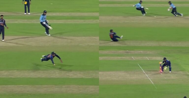 WATCH – Rohit Sharma outfoxes Jason Roy with a sensational run-out in 2nd ODI