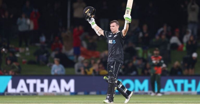 Tom Latham’s ton power New Zealand to ODI series win over Bangladesh
