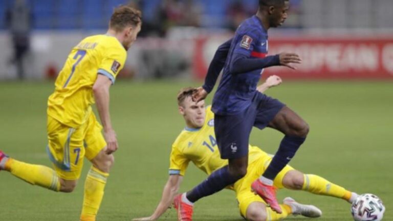Dembele leads France to win in Kazakhstan