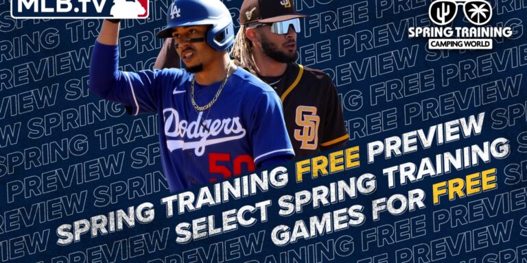 MLB.TV Spring Training games free through Tuesday