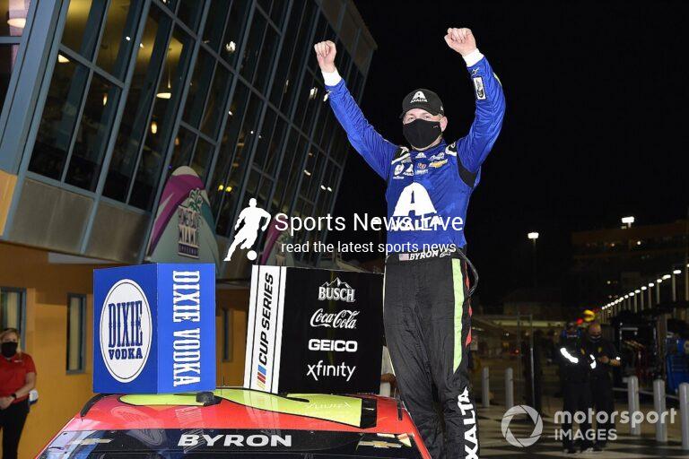 William Byron comes from the back to win at Homestead