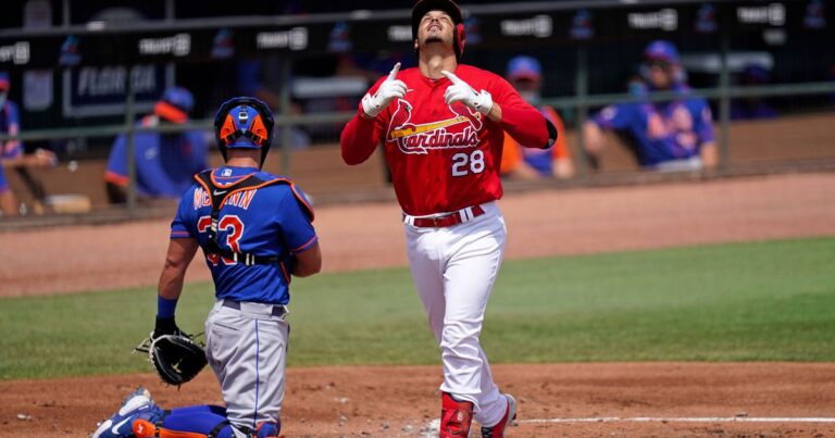 Arenado, Sosa homer as Cardinals finish spring with another tie