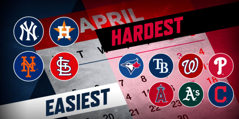 How April schedules could impact MLB playoff race