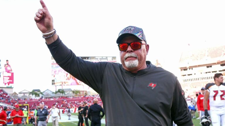 Tampa Bay Buccaneers coach Bruce Arians shows off new Super Bowl LV tattoo