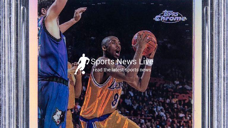 Kobe Bryant rookie card, in ‘pristine condition,’ sells for nearly $1.8 million at auction