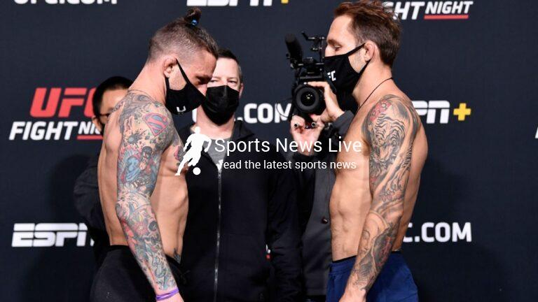 Gregor Gillespie-Brad Riddell co-main event off UFC Fight Night card due to COVID-19 protocols