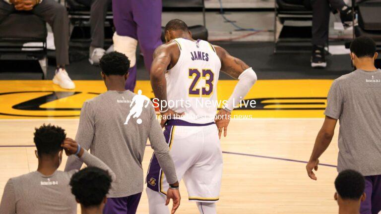 Frustrated LeBron James leaves home game for Los Angeles Lakers in first half with right ankle injury