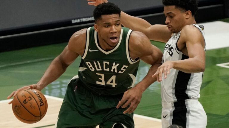 Milwaukee Bucks’ Giannis Antetokounmpo ruled out vs. Indiana Pacers with left knee sprain
