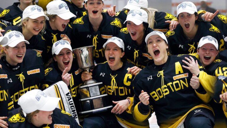 Boston Pride win their second Isobel Cup as champions of the National Women’s Hockey League