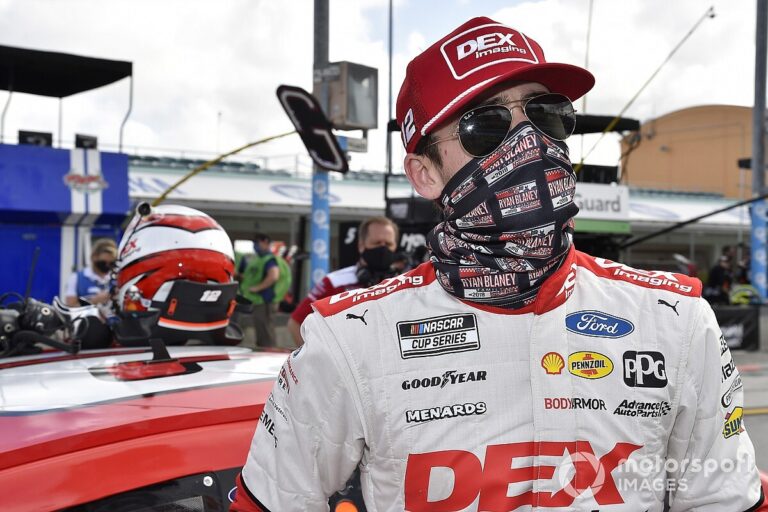 Blaney leads final Cup practice, but concerned about conditions