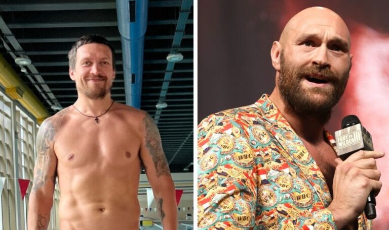 Oleksandr Usyk starts mind games with Tyson Fury as eyebrow-raising picture emerges | Boxing | Sport