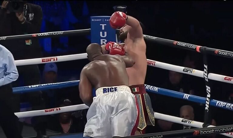 Heavyweight boxer suffers gruesome cut to leave fans in horror as unbeaten record lost | Boxing | Sport