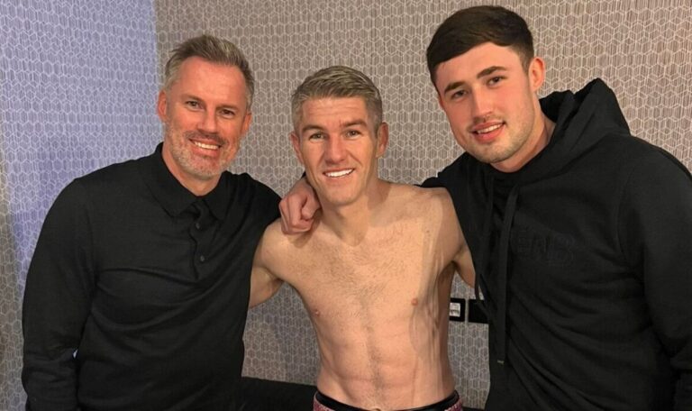 Jamie Carragher bashed for post-fight snap with Liam Smith after ‘homophobic remarks’ made | Boxing | Sport