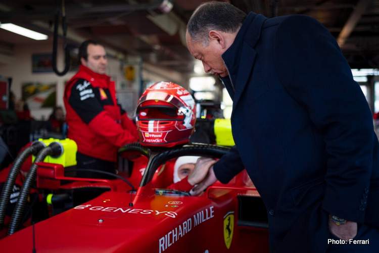 Vasseur watches Leclerc as Ferrari “wake up” at Fiorano