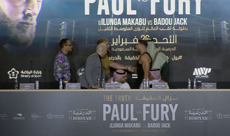 Jake Paul and Tommy Fury shake on money-spinning bet ahead of Saudi grudge match | Boxing | Sport