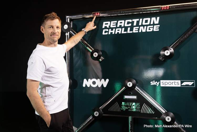 Jenson Button sets a new Guinness World Record
