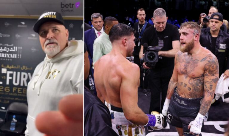 John Fury angrily reacts when quizzed about Tommy vs Jake Paul ‘double or nothing’ bet | Boxing | Sport