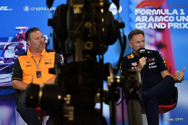 Horner: I thought Zak Brown was coming for lunch…