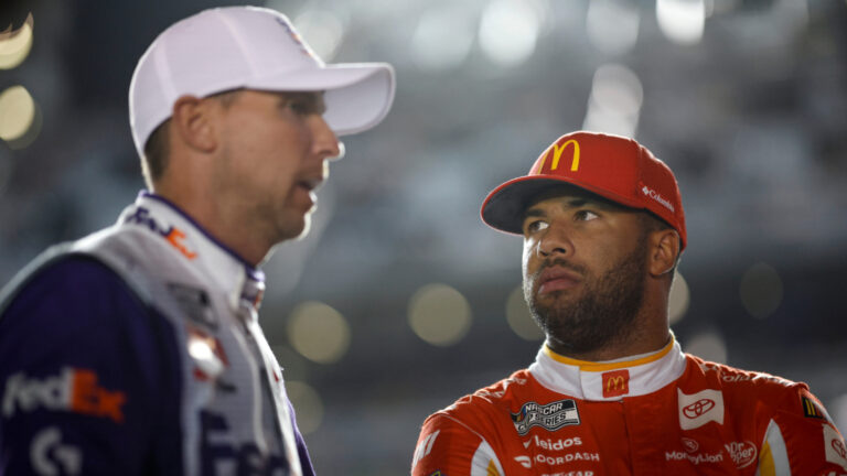 Denny Hamlin addresses Bubba Wallace situation from Martinsville