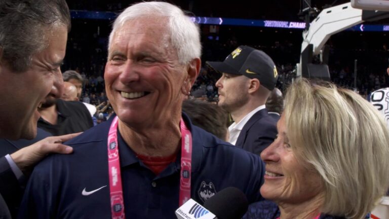 The Hurley parents on how proud they are of their son and UConn Head Coach Dan Hurley