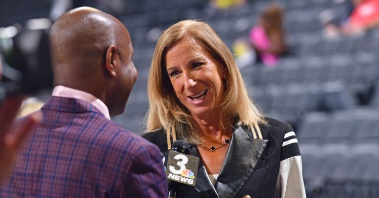 WNBA: Commissioner Cathy Engelbert visits Denver to explore expansion