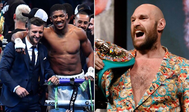 Froch opens up on WhatsApp messages from Anthony Joshua and Tyson Fury | Boxing | Sport