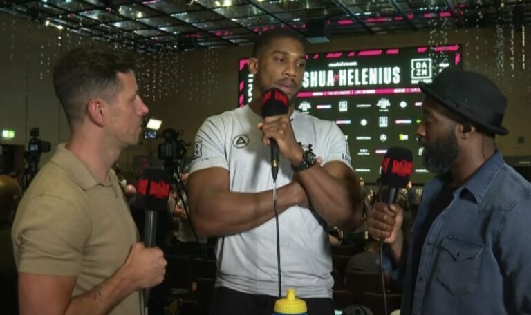 Anthony Joshua shares immediate reaction to Dillian Whyte failing drugs test | Boxing | Sport