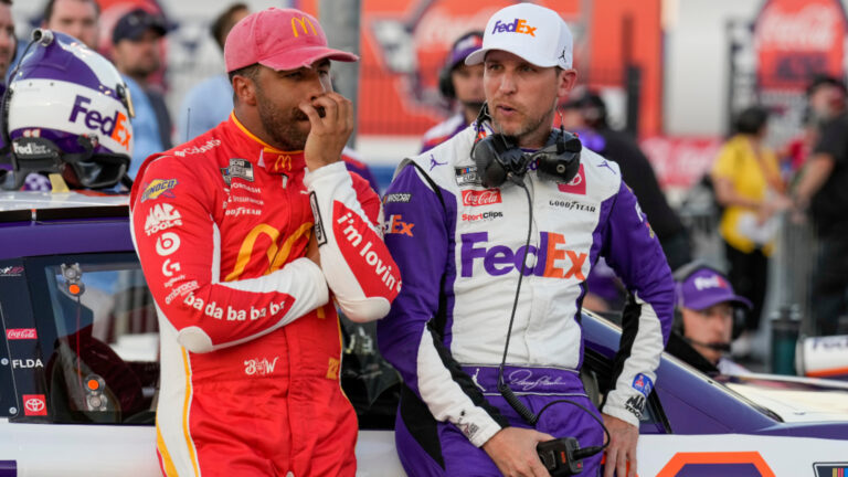 Denny Hamlin believes Bubba Wallace has to ‘race smart’ to make NASCAR Playoffs