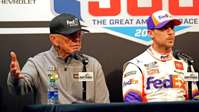 Joe Gibbs on contract negotiations with Denny Hamlin: ‘Would love for him to retire here’