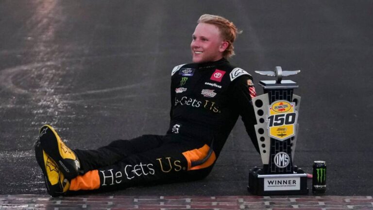 Ty Gibbs aces Indianapolis Road Course for first Xfinity victory of 2023