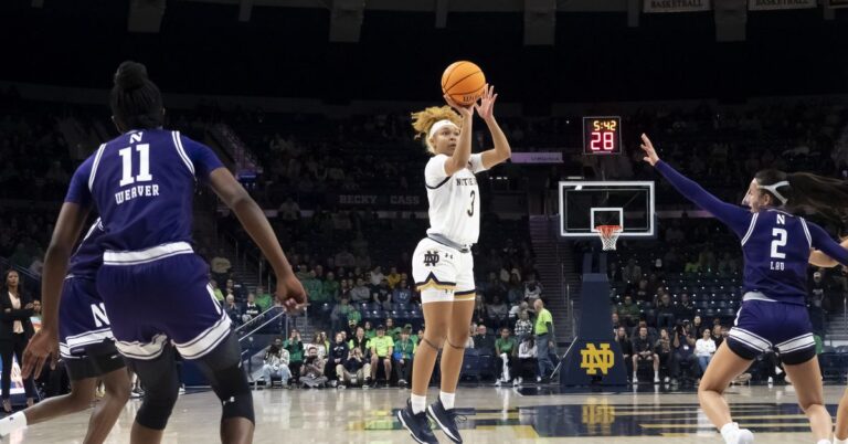 NCAAW: Notre Dame-Tennessee highlights first night of ACC/SEC Challenge