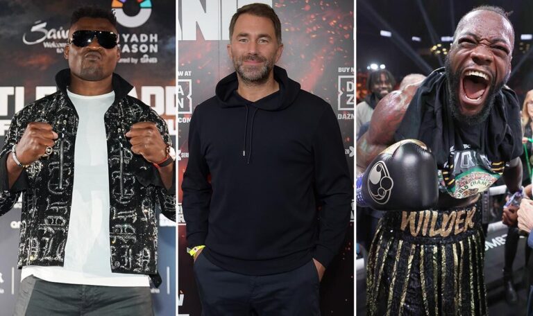 Eddie Hearn sends stern warning to Wilder over Francis Ngannou fight | Boxing | Sport