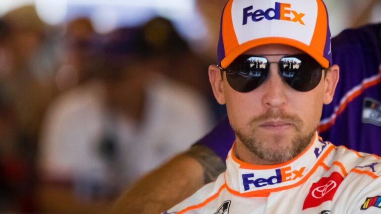 Denny Hamlin calls Toyota’s late season issues a ‘coincidence’ after Christopher Bell blew brake rotor in championship