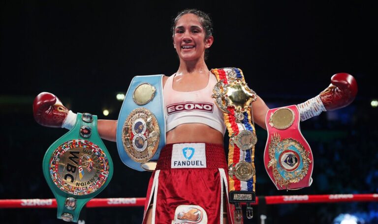 Amanda Serrano vacates belts in protest at rejected women’s rule change | Boxing | Sport